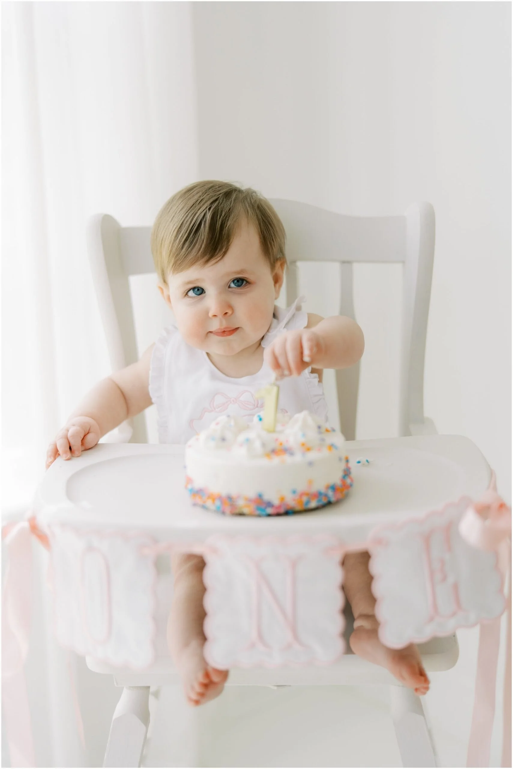 First Birthday Smash Cake Session: North Georgia Photography