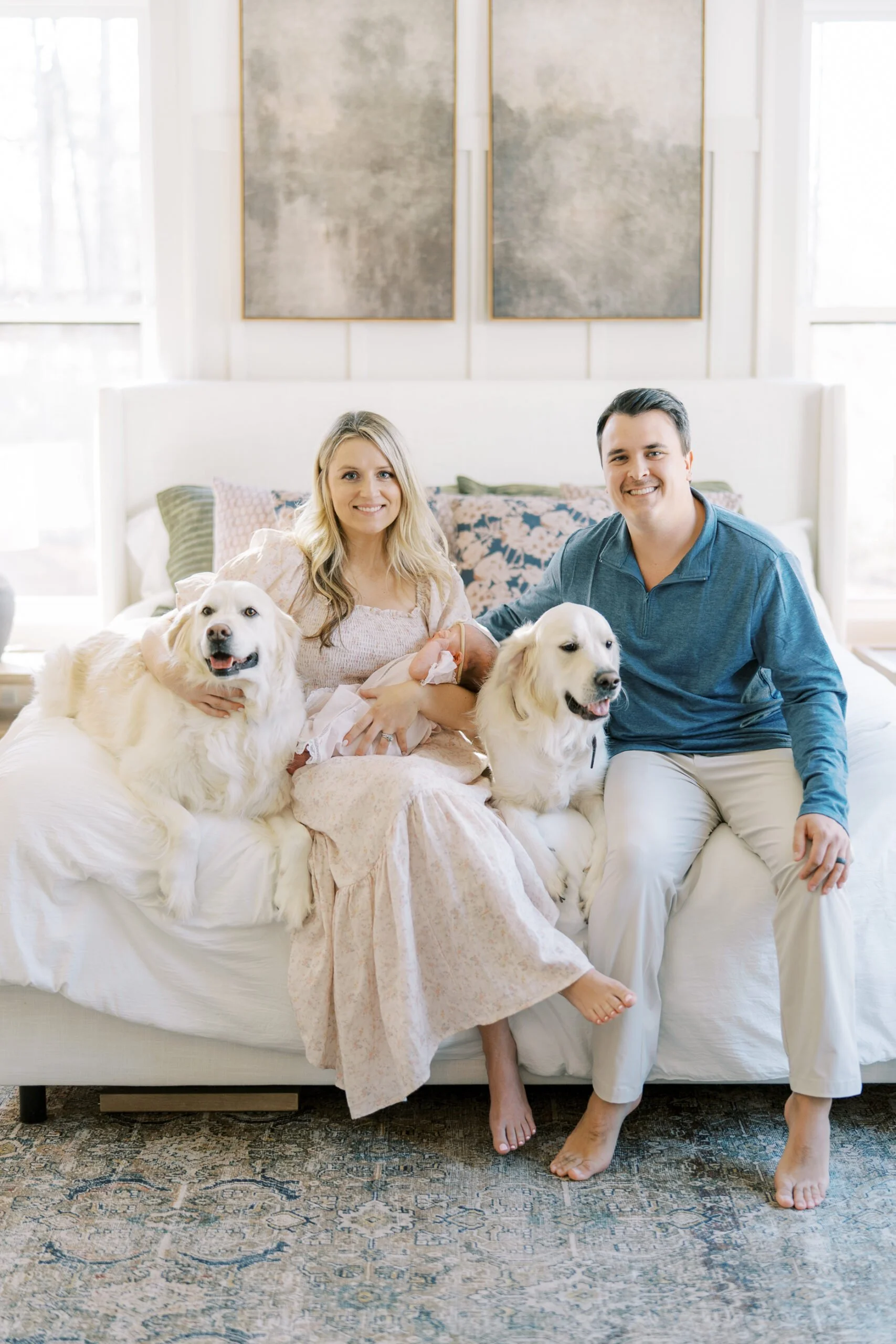 North Georgia Newborn Photographer: In-Home Portrait Session