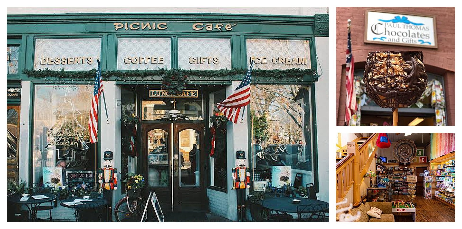 Places to eat and shop in Dahlonega, GA