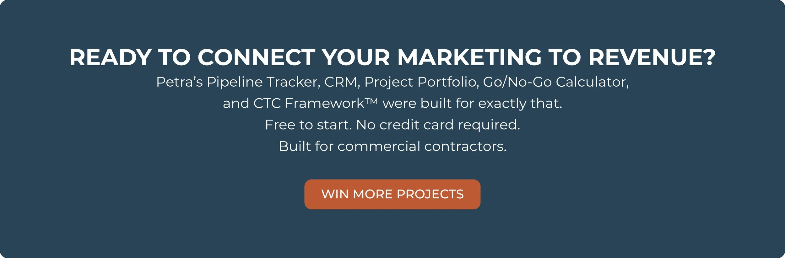 Ready to Connect Your Marketing to Revenue | Petra Construction Marketing