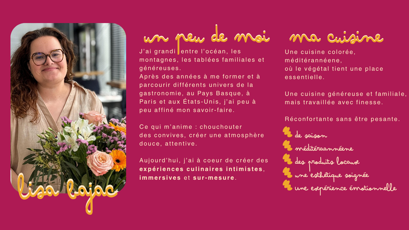 chef à domicile, pays basque, sud ouest, évènements