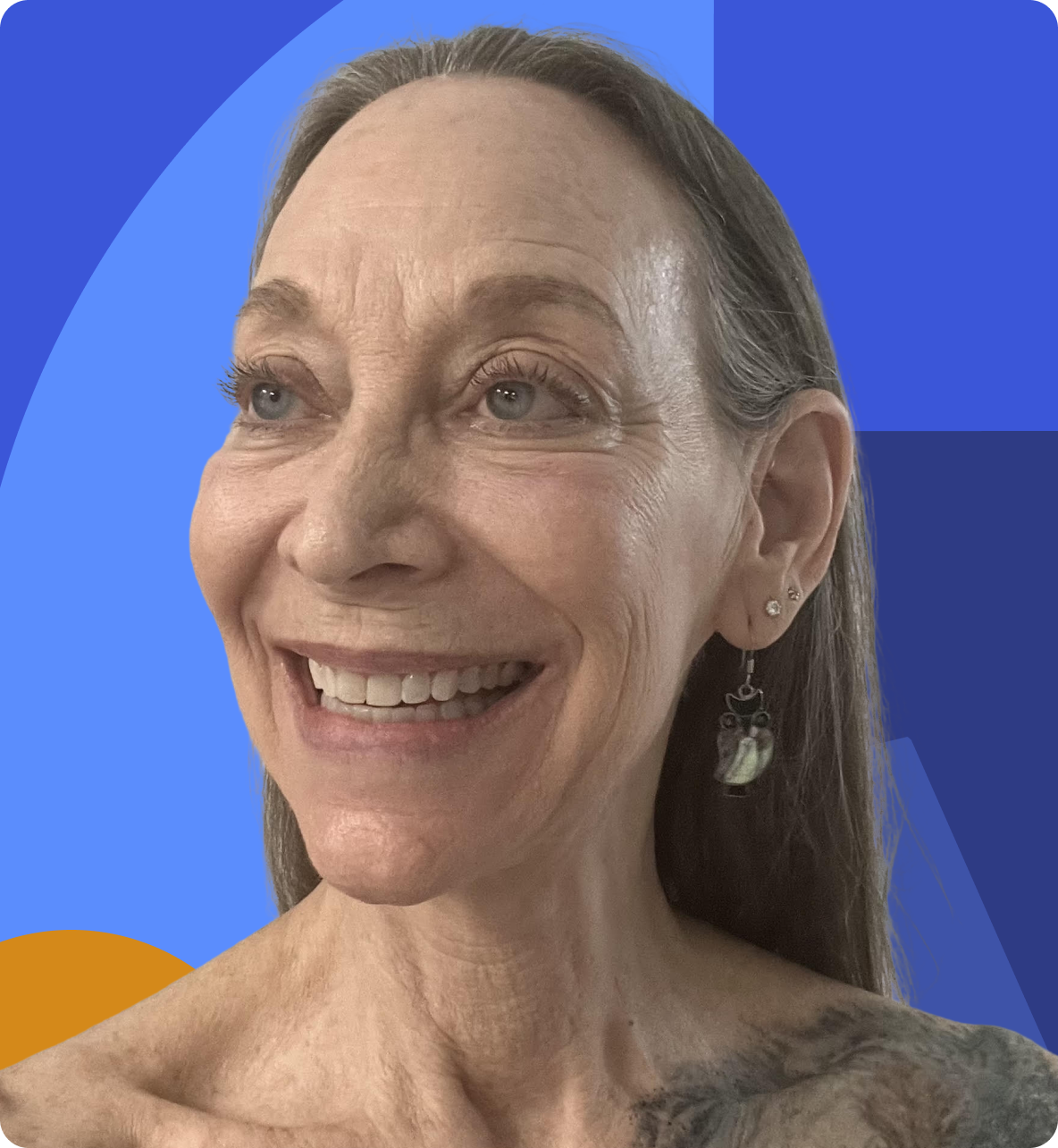 Portrait of Marka Danielle, Accessible Yoga Instructor