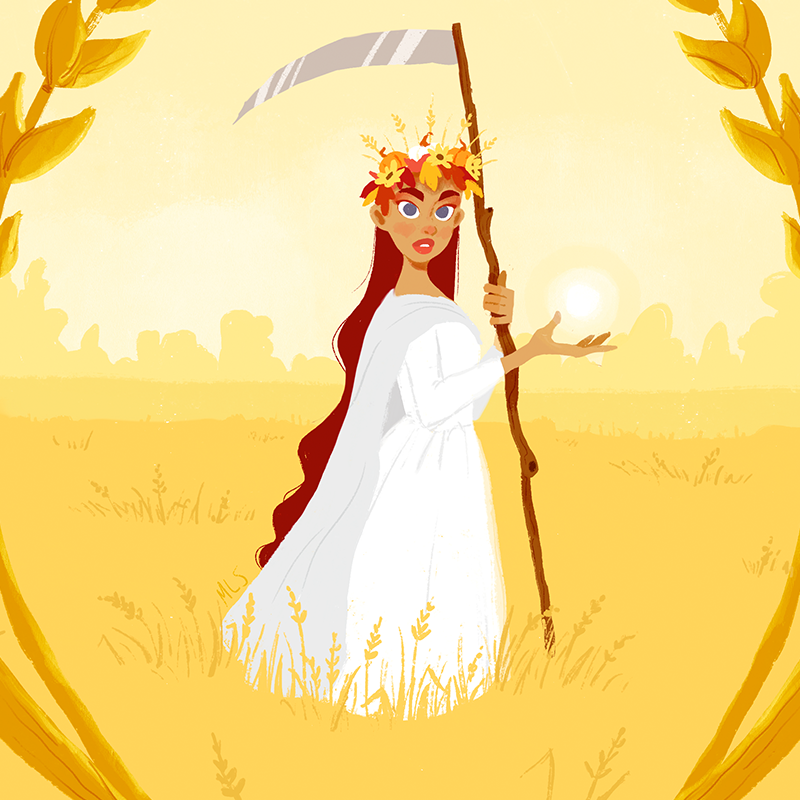 Harvest (inspired by slavic Lady Midday)