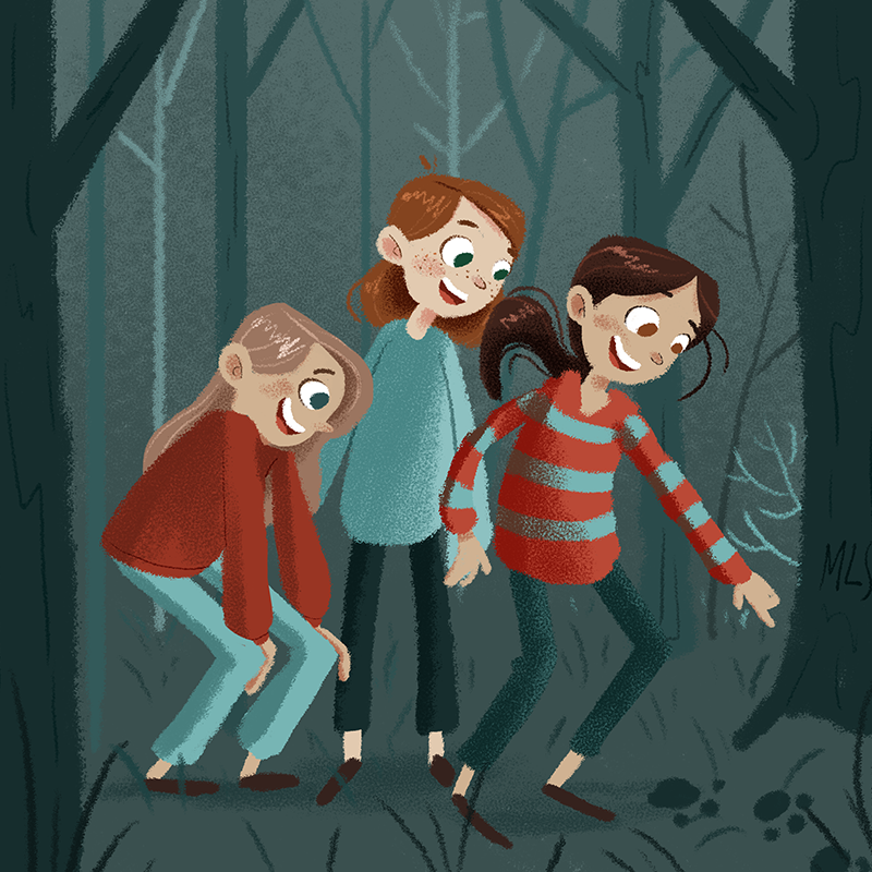 Forest (lots of adventures with my sisters in the woods)
