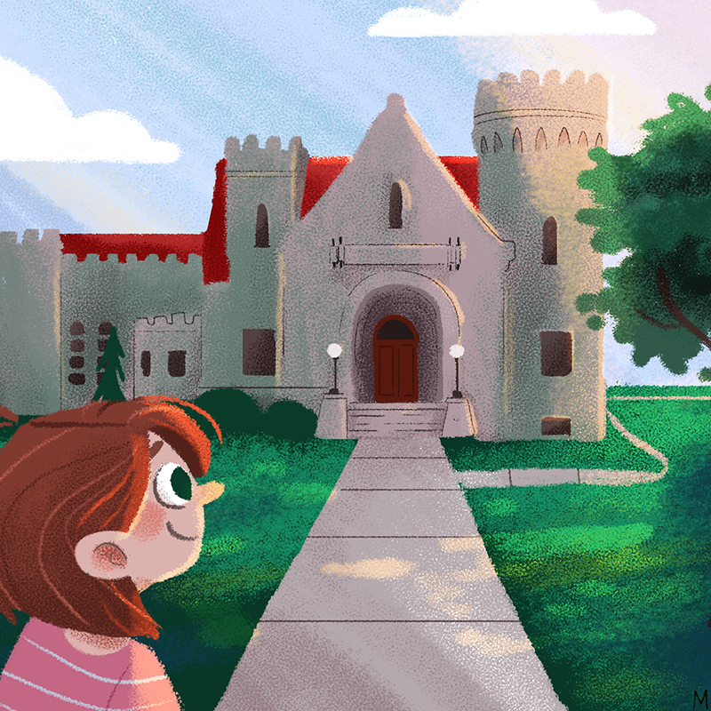 Castle (our incredible local library)