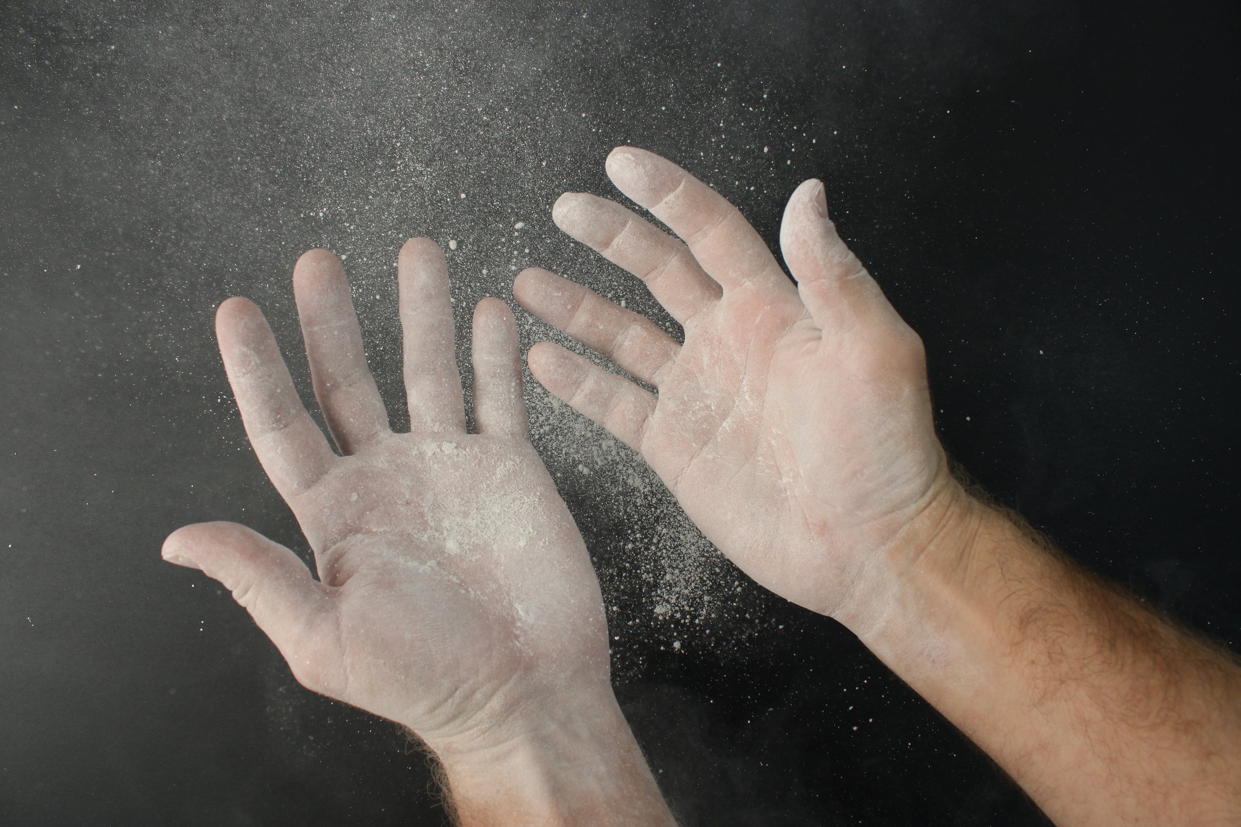 X Chalk Hands