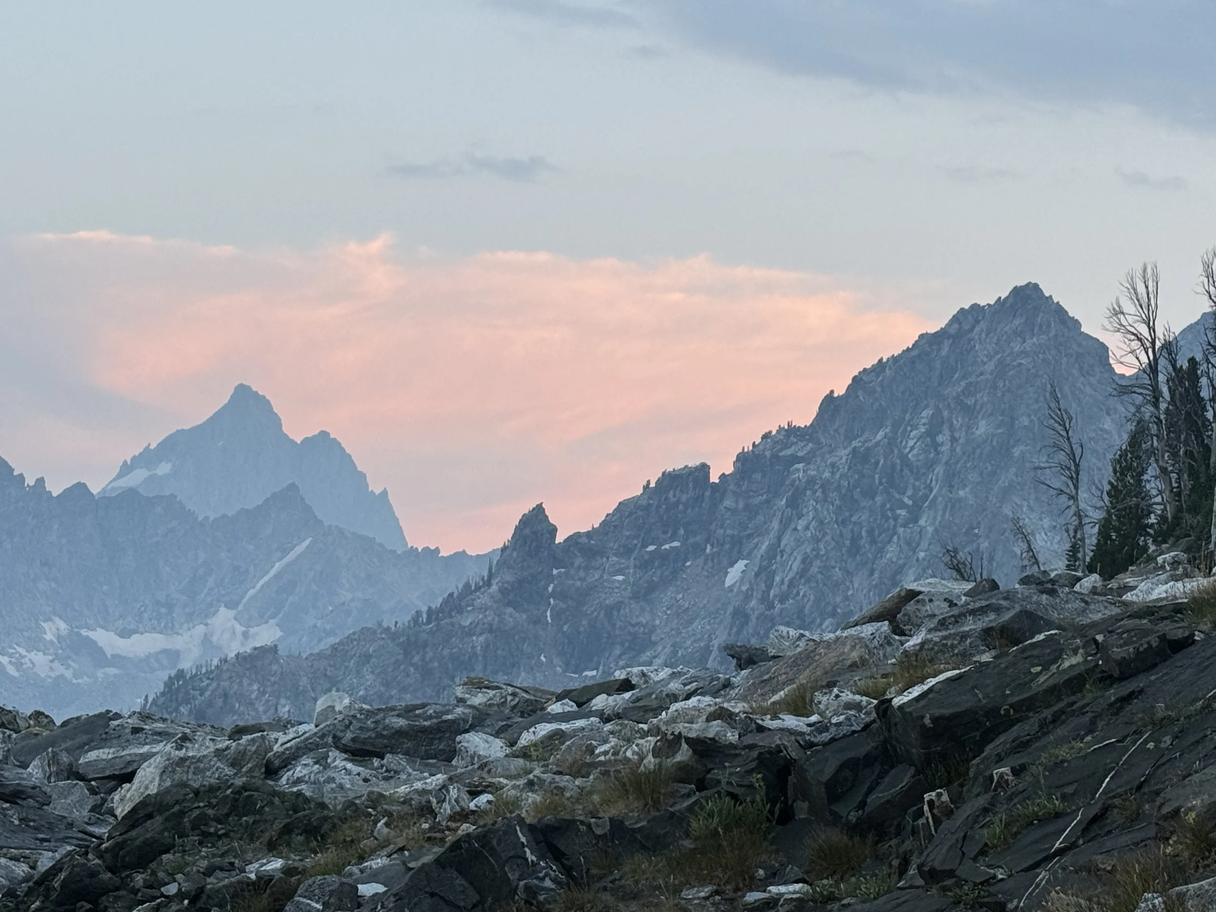Grand Teton From CMC Camp