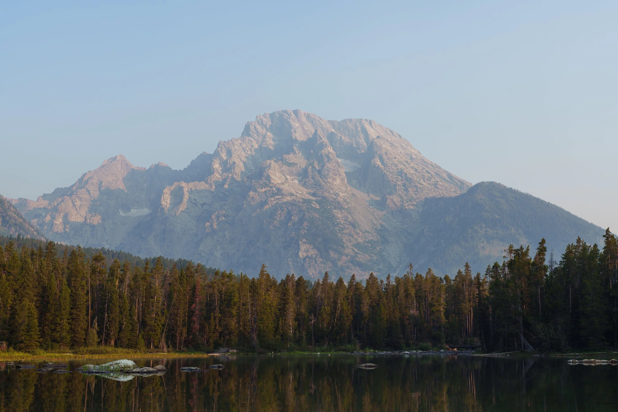 Mount Moran from String Lake