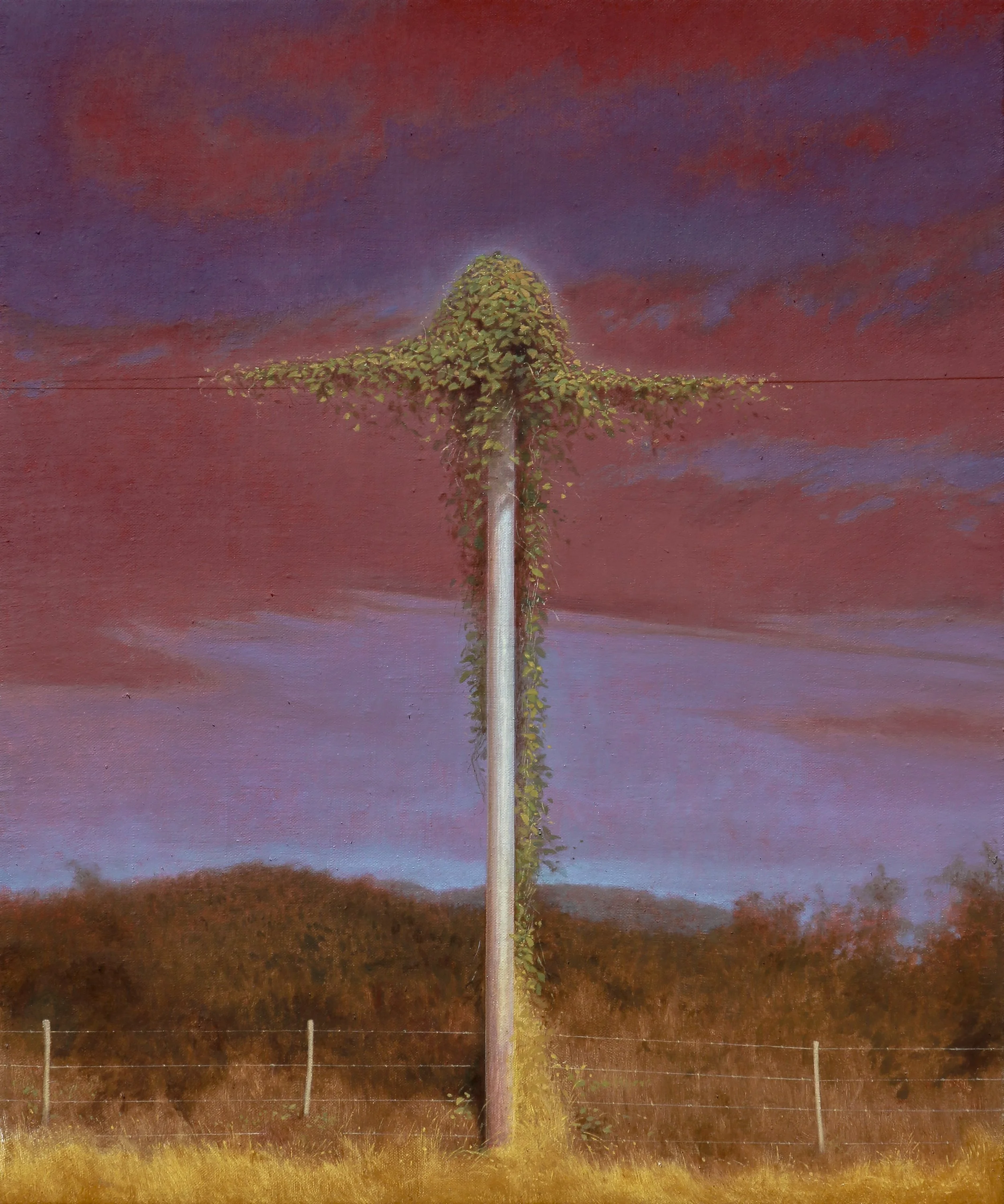 Crucifixión, 2025. Oil on linen - 20 x 24in. Private collection.