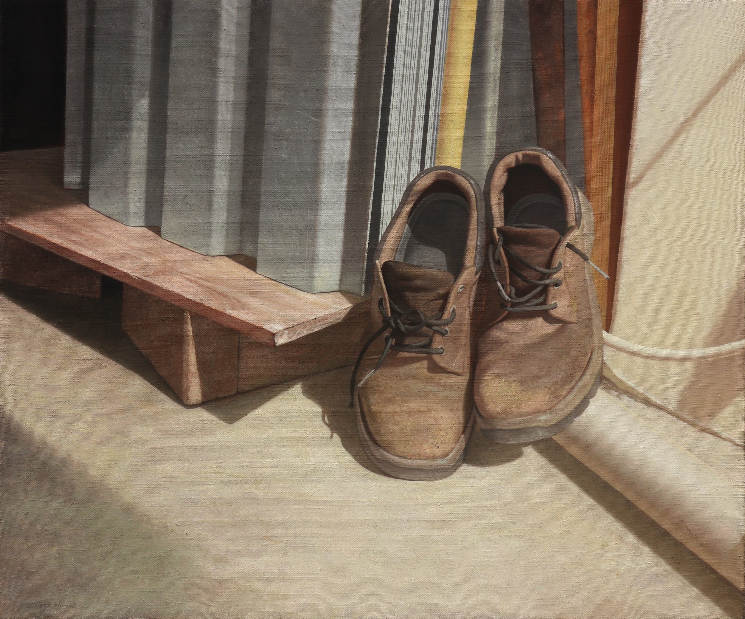 Zapatos, 2022. Oil on linen - 20 x 24in.