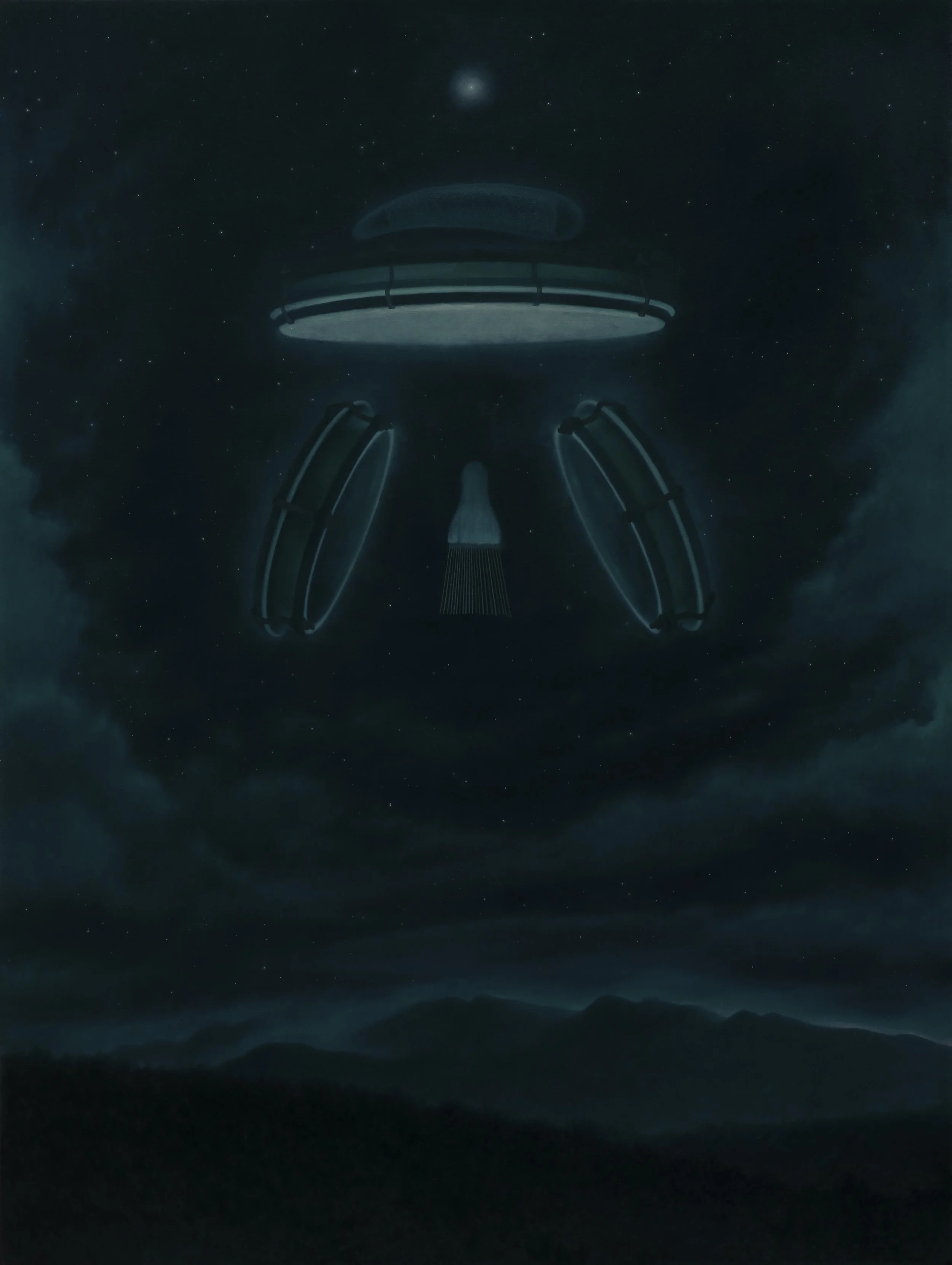 Anunciación, 2025. Oil on canvas - 42 x 56 in.
