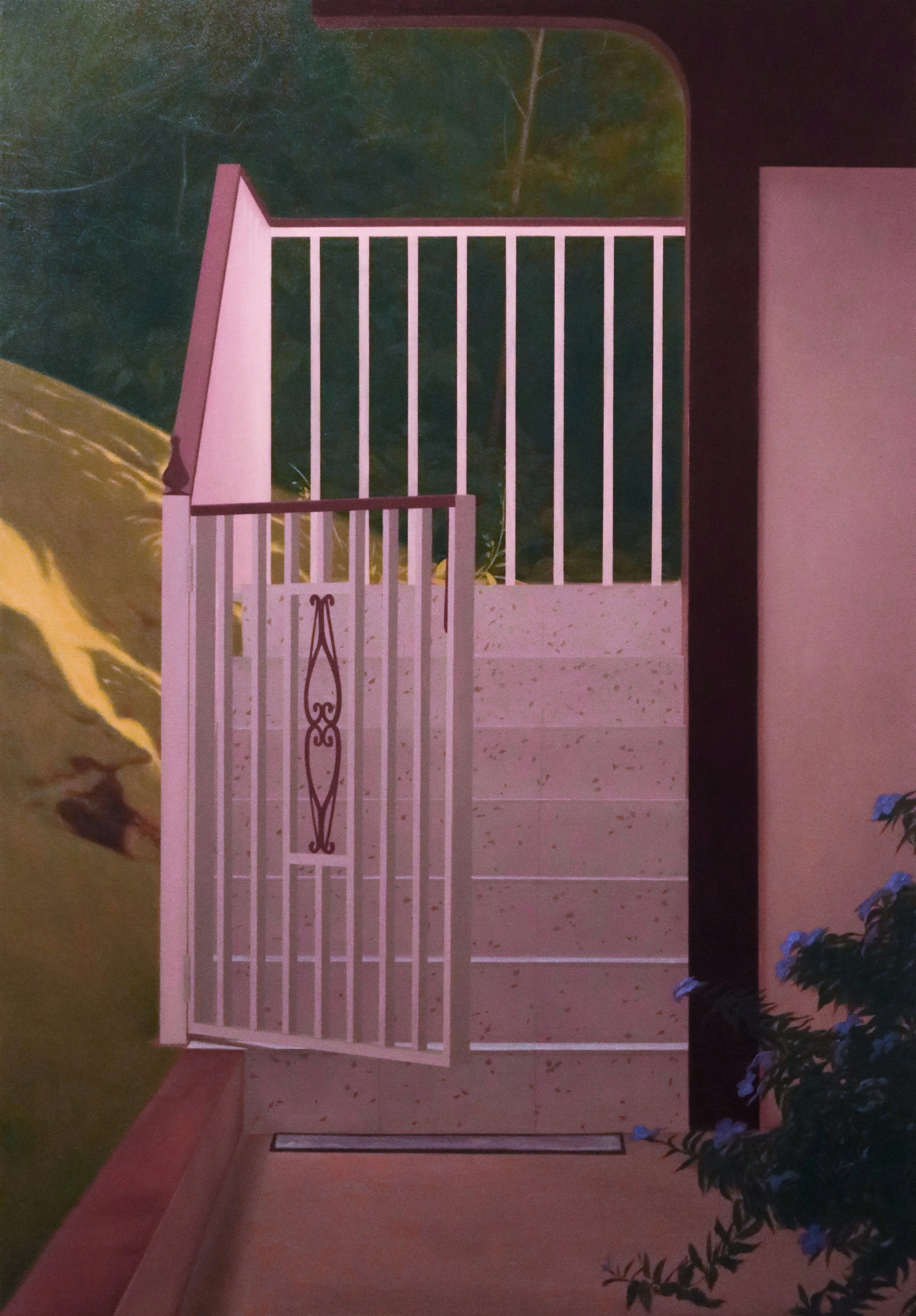 La Escalera, 2026. Oil on canvas - 50 x 72in.