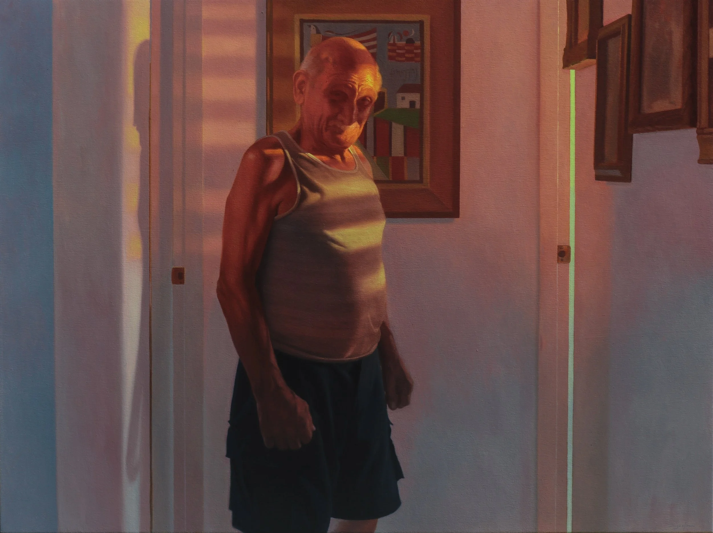 Un Atardecer, 2024. Oil on canvas - 48 x 36in.