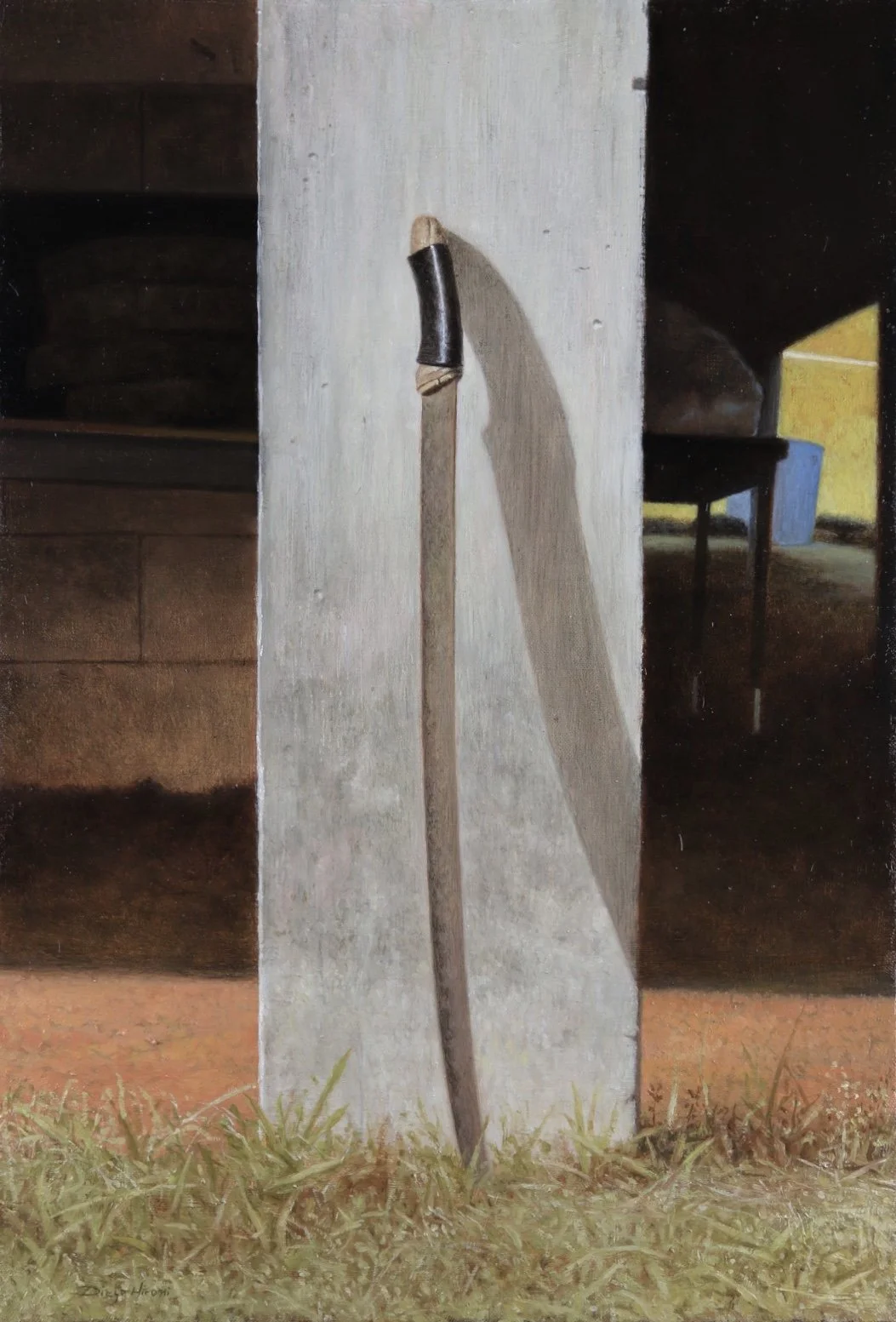 Sable, 2018. Oil on linen - 15 x 23in.