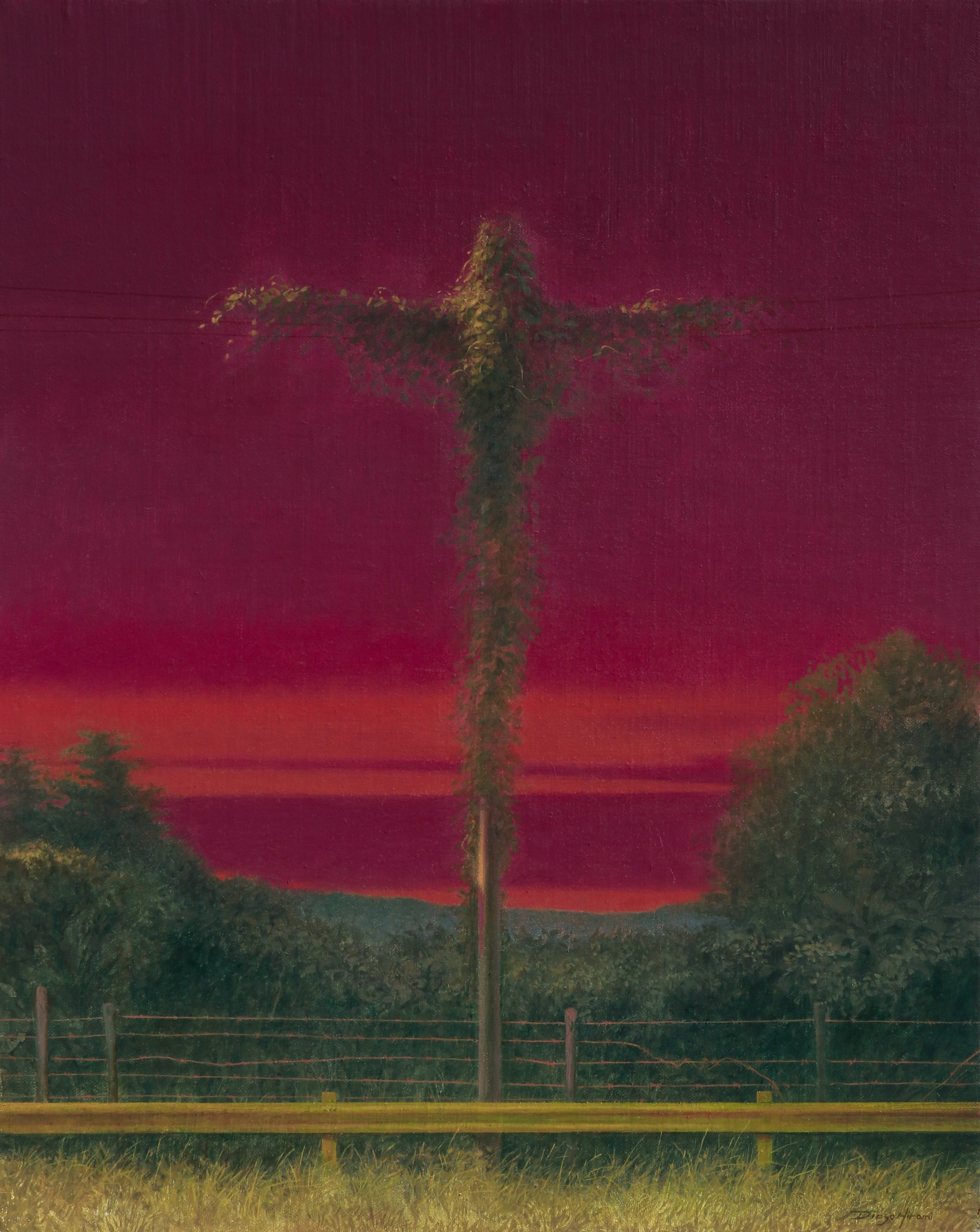 Espantapájaro, 2025. Oil on linen - 16 x 20in.