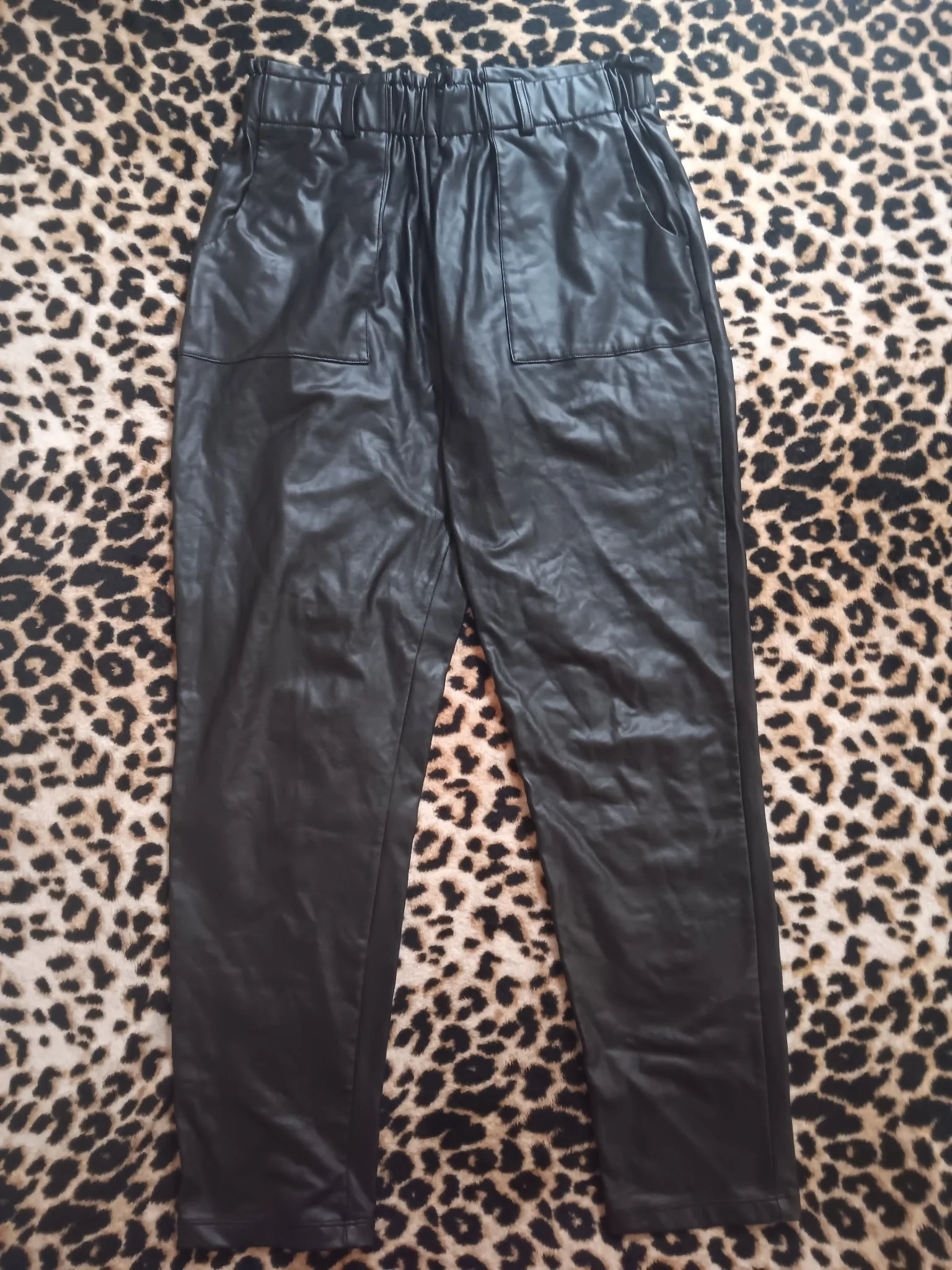 Black Leather Pants $5 OFF