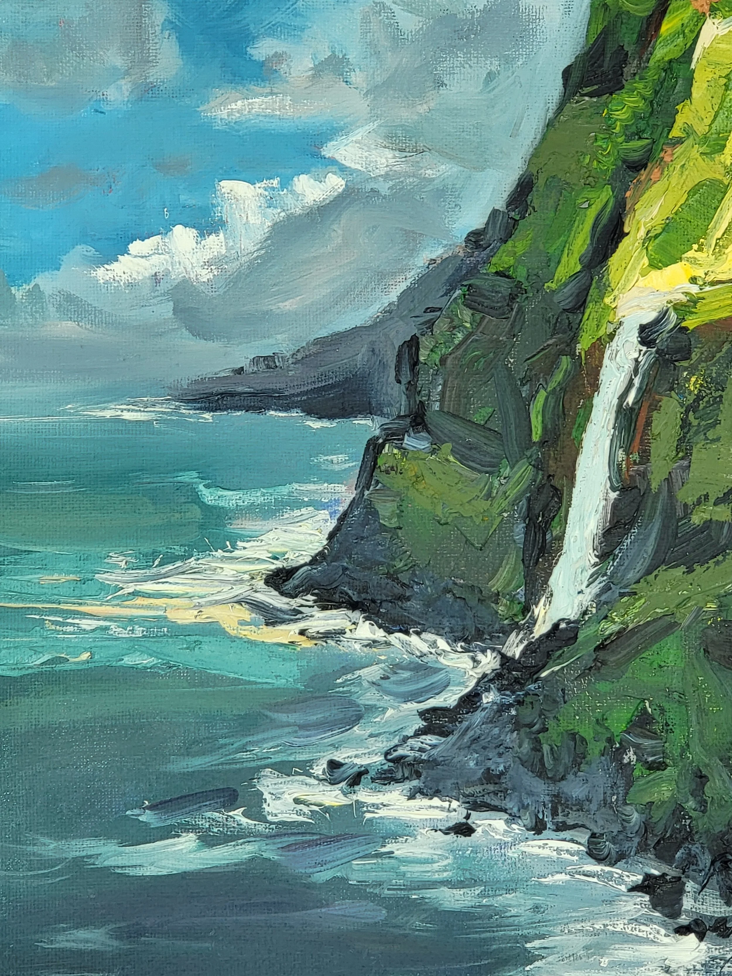 "Paradise"
8x10,
Oil on Canvas,
2024