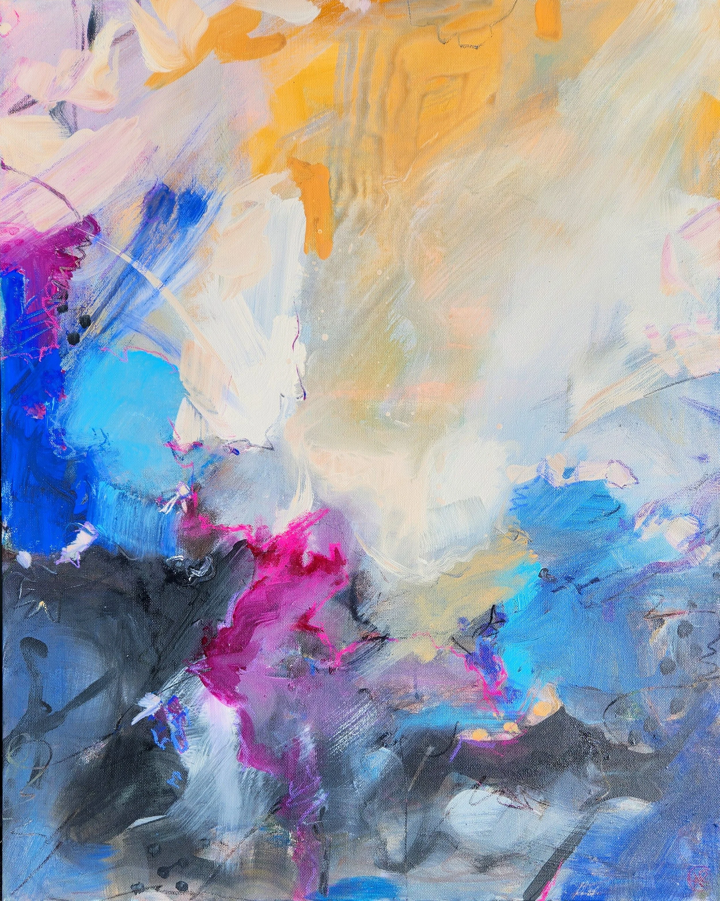 "Aura"

24x30
Acrylic, Graphite, Charcoal, Pastel, Oil on Canvas
2026