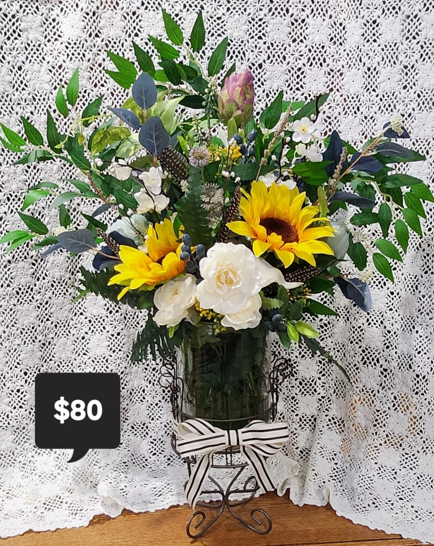 Sunflower & Rose Elegance Bouquet