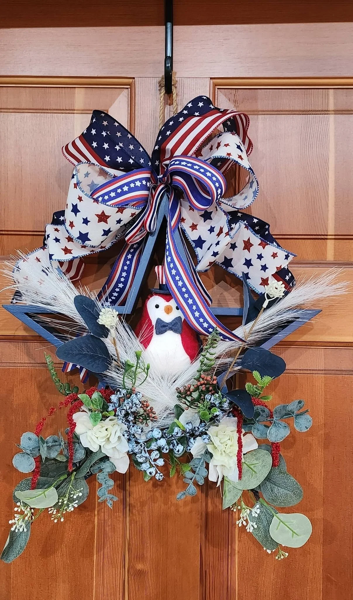 Patriotic Festive Door Wreath