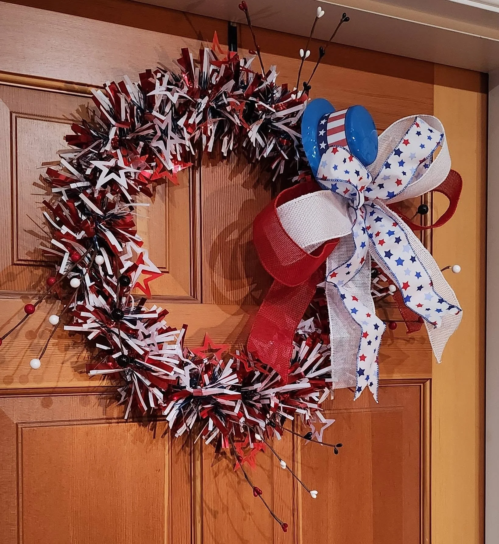 Patriotic Starburst Wreath