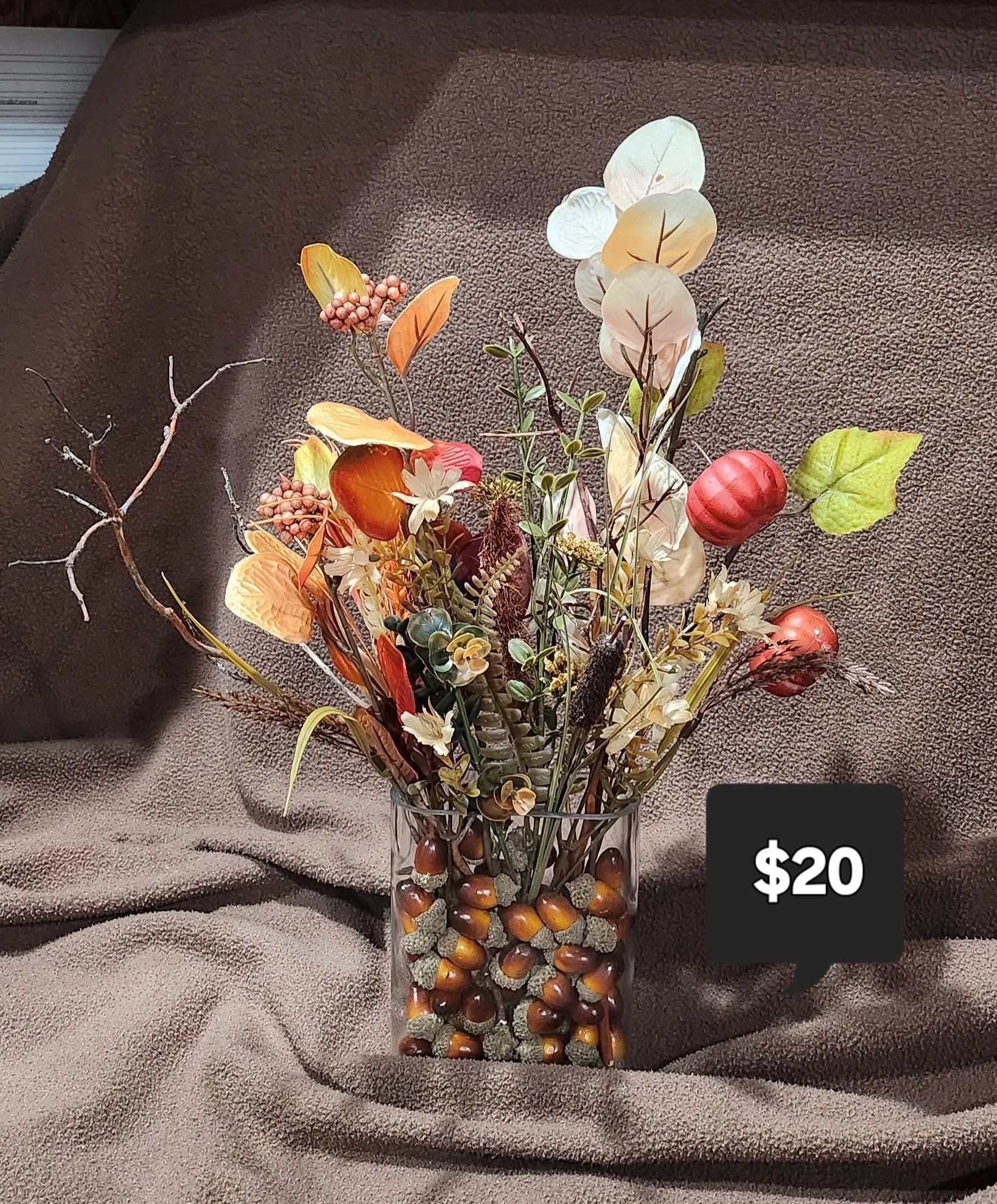 Handcrafted Autumn Floral Arrangement