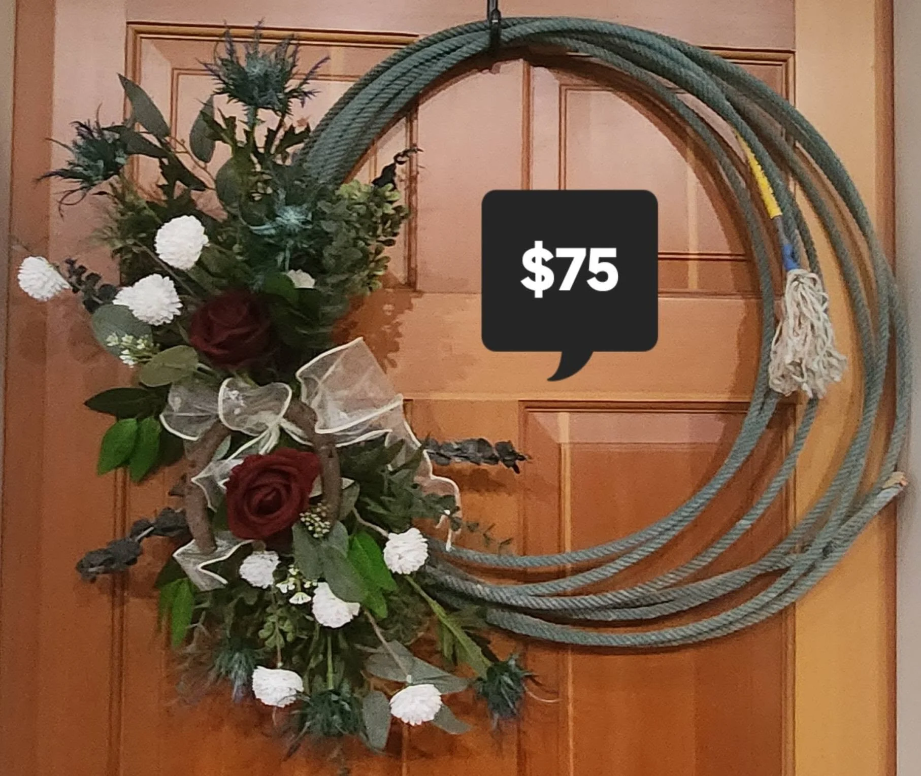 Rustic Elegance Floral Wreath