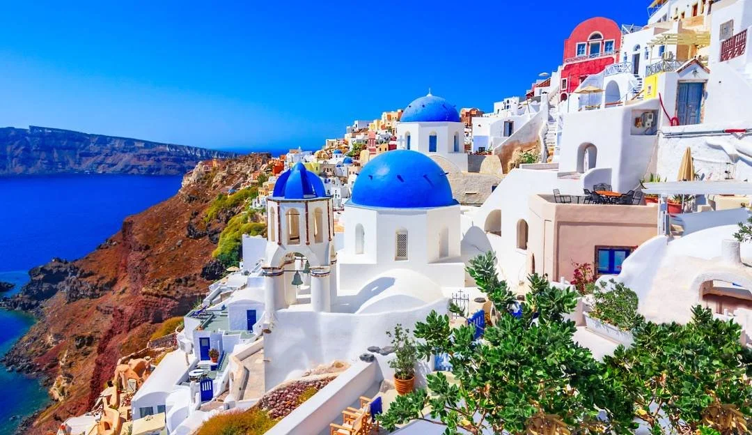 Santorini Greece destination requiring mandatory aircraft disinsection for international arrivals effective September 2025