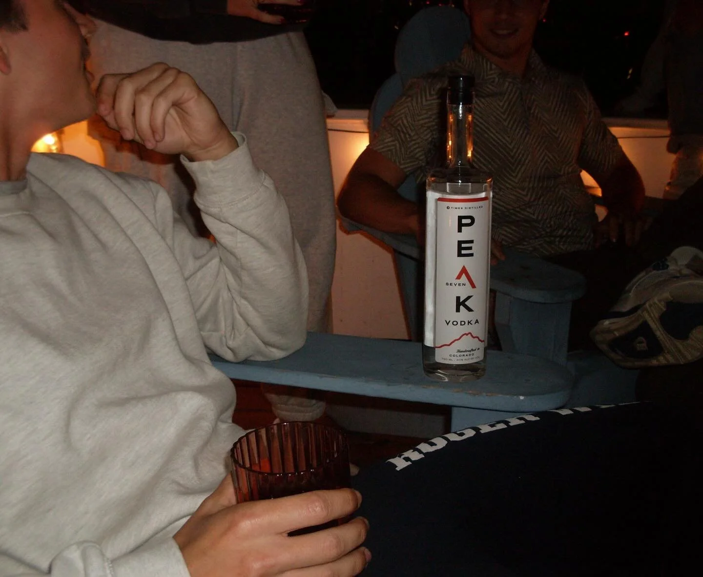 Halfway there, but the fun is just getting started! Midweek moments taste better with #peak7vodka 🥂
