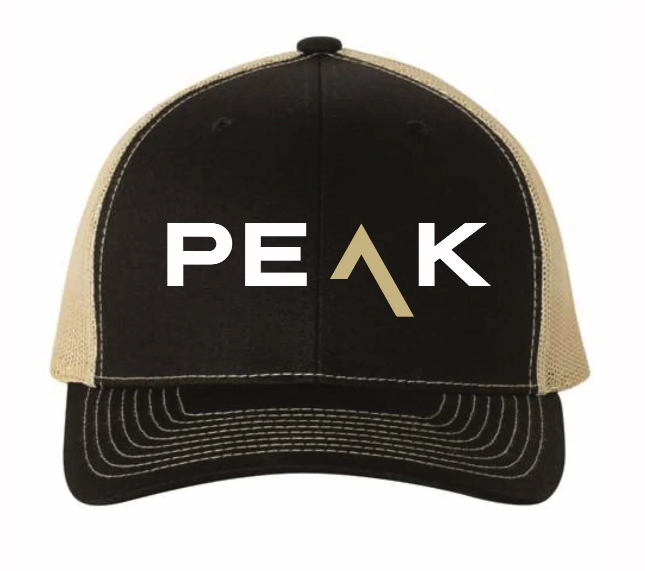 Peak 7 Trucker - Black and Gold