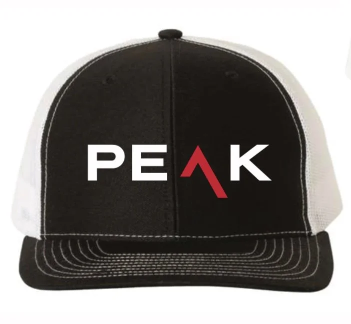 Peak 7 Trucker - Black and White