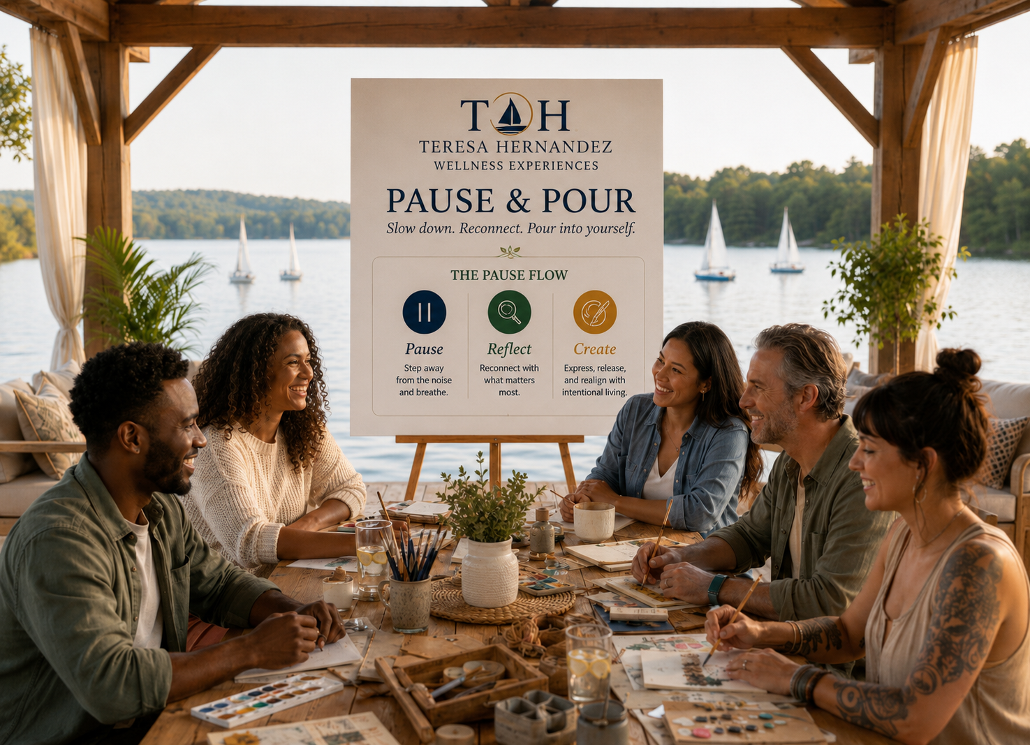 Pause & Pour Wellness Experience