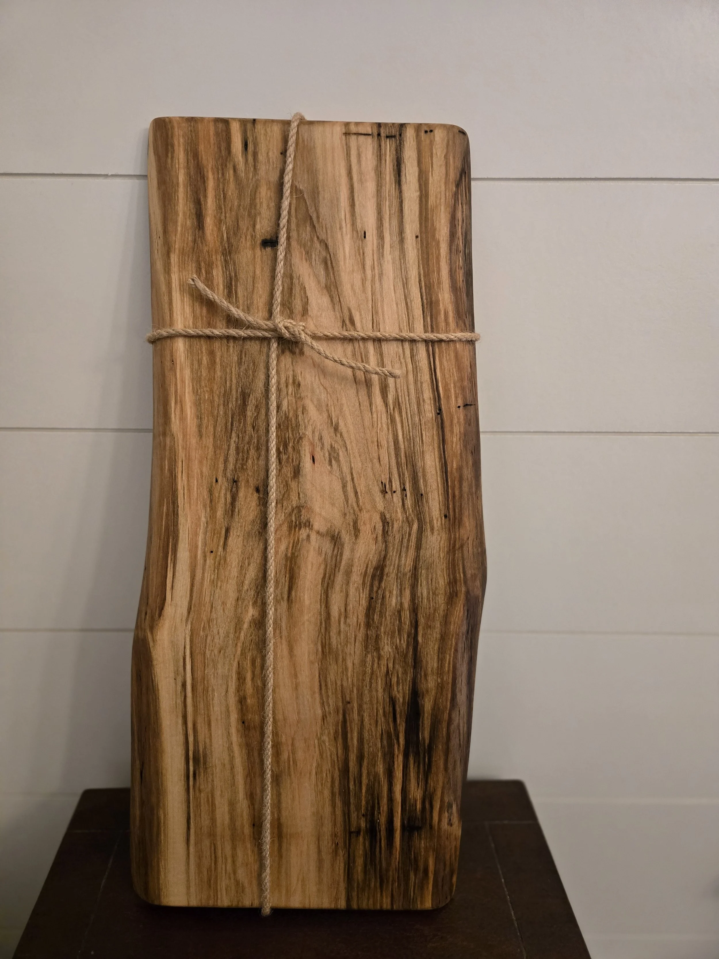 Live Edge Spalted Maple Serving Board