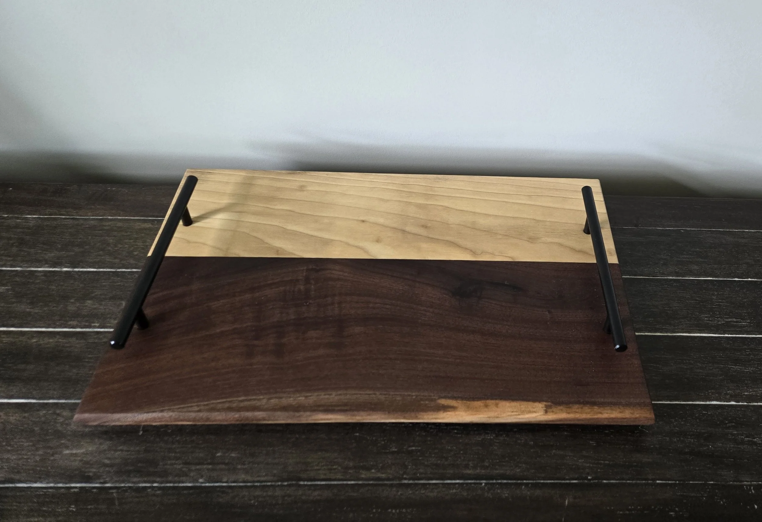 Black Walnut and Poplar Serving Board