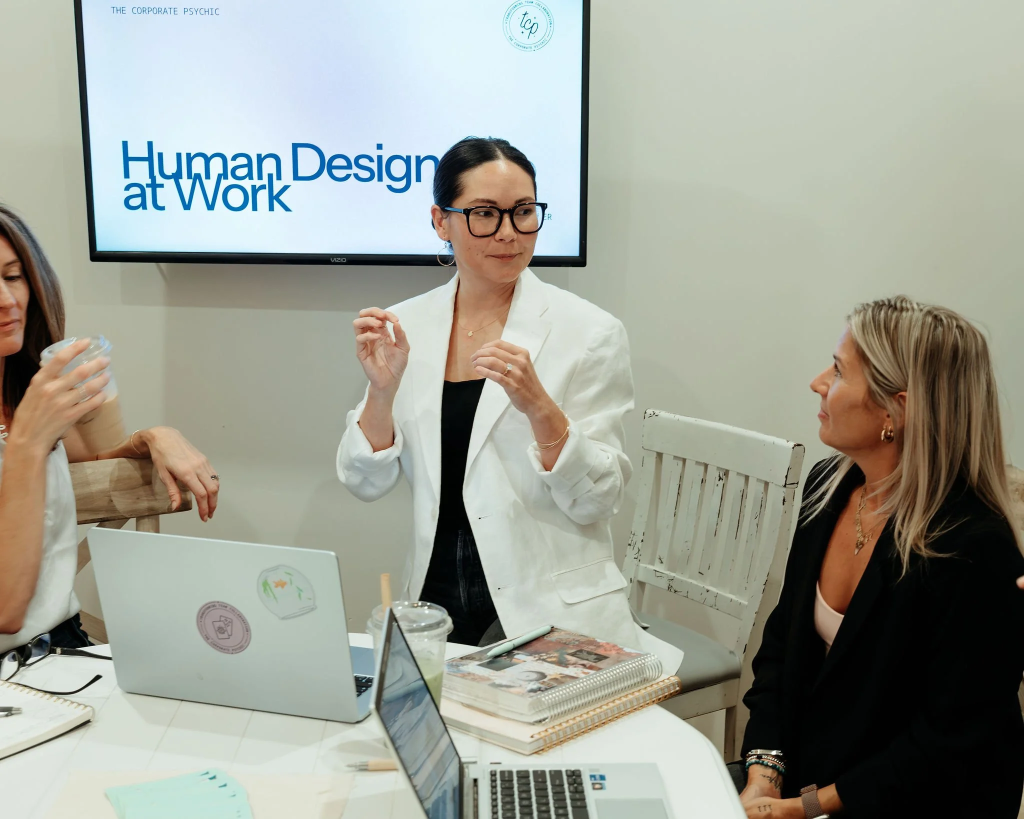 Human design presentation in office