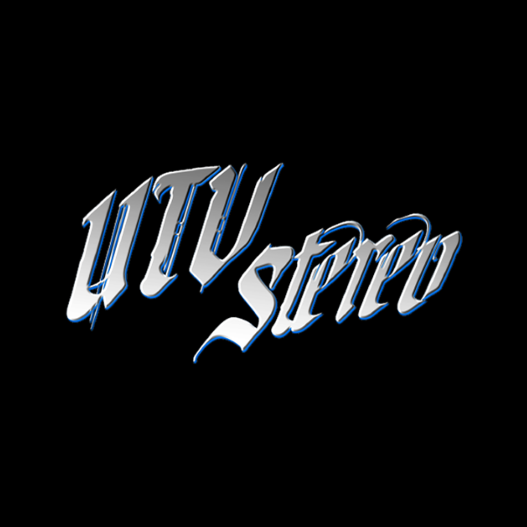 Stylized text reading 'Will Serve' in a silver and blue font on a black background.