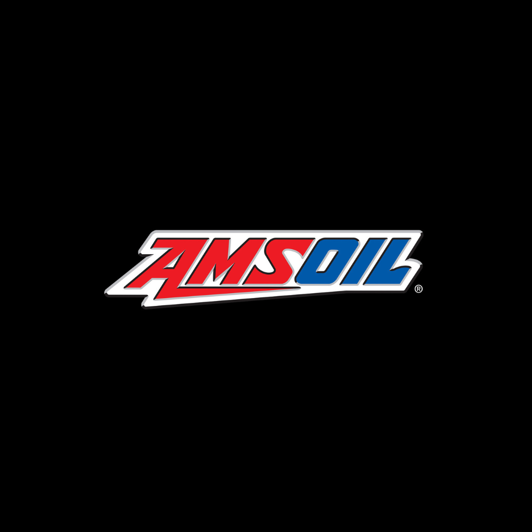 AMSOIL logo on a black background.