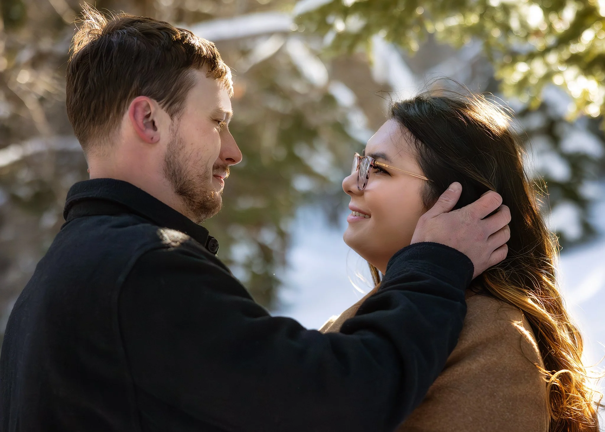 This is the look I aim to capture. You can see the genuine love and connection through their eyes. 