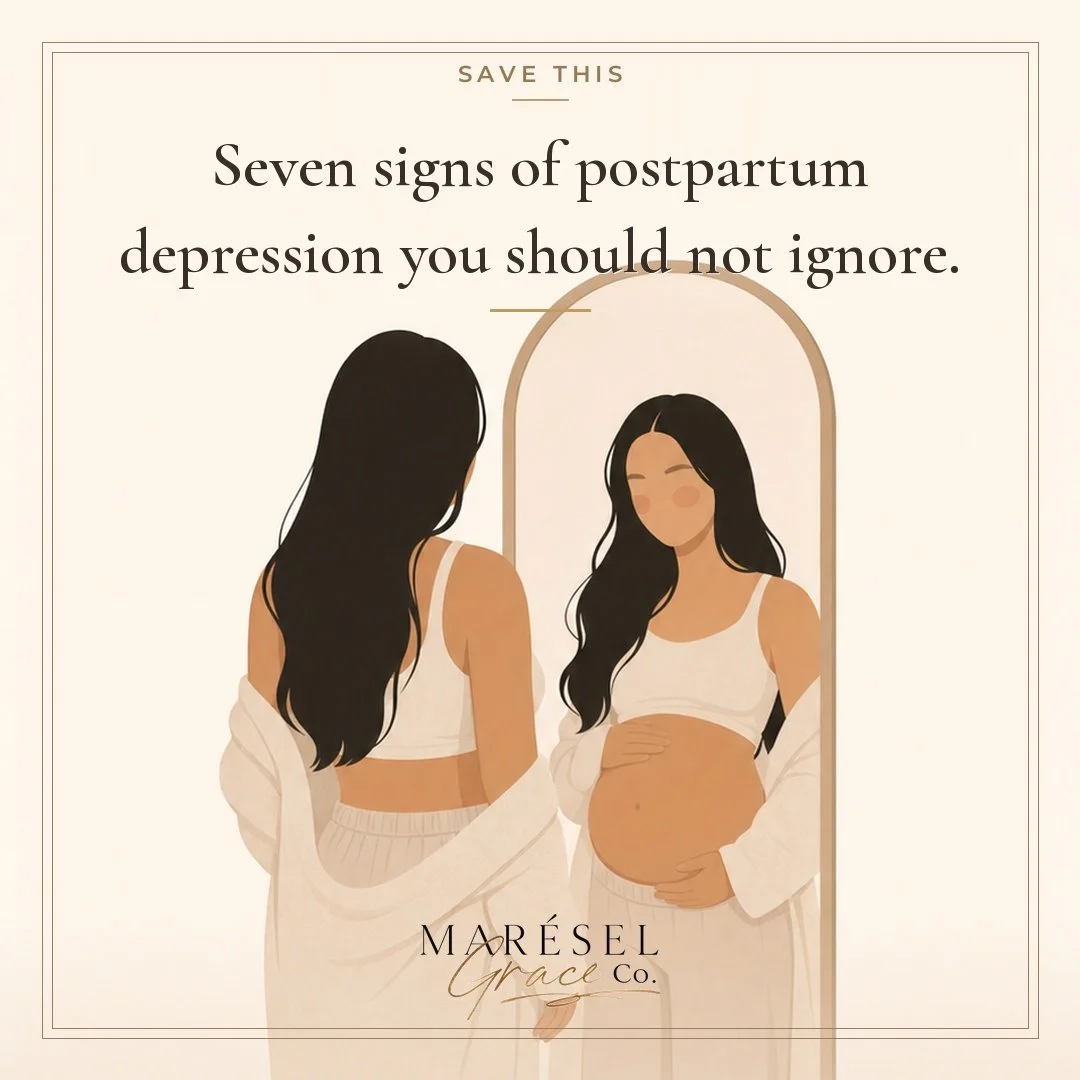 Seven signs of postpartum depression you should genuinely not ignore, persistent sadness or emptiness that will not lift, loss of interest in things you used to enjoy deeply, intense irritability or anger that feels unfamiliar, difficulty bonding wit
