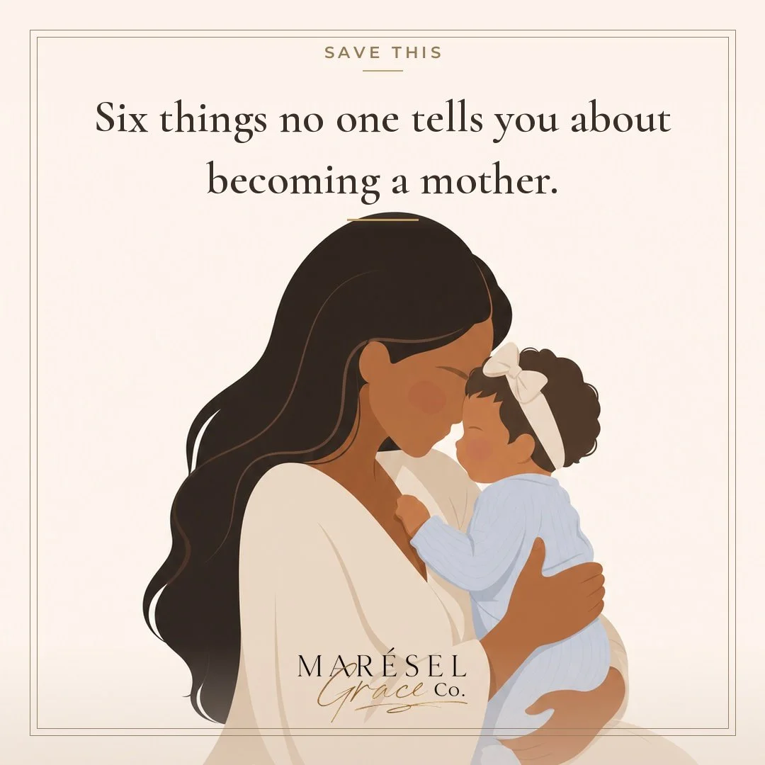 Six things no one tells you about becoming a mother, the identity shift can feel disorienting even when the baby is deeply wanted, grief for your old life can exist right alongside genuine joy for your new one, your relationships with friends will sh