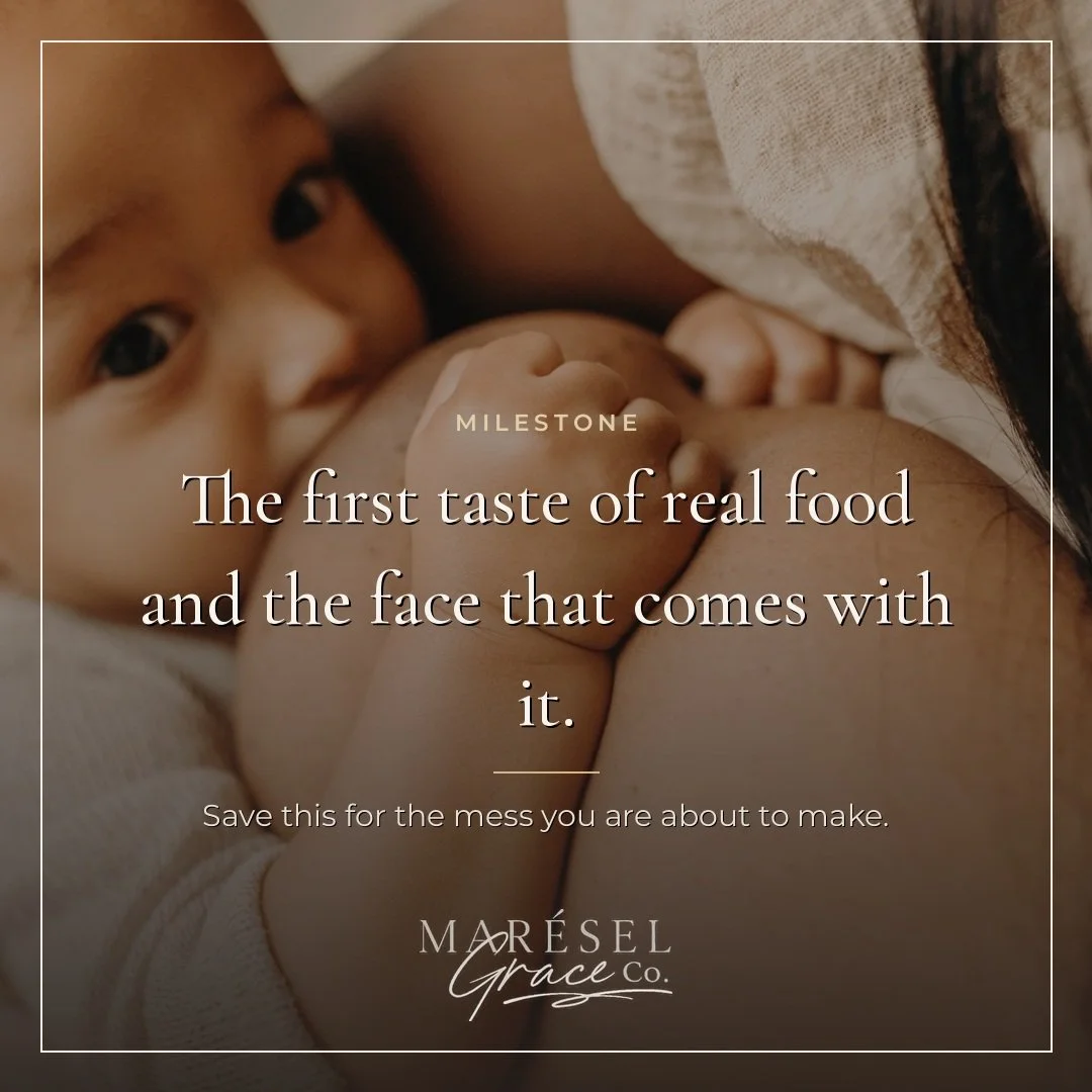 The first taste of real food and the face that comes with it, somewhere between horror and betrayal and pure comedic gold, all captured in a single unforgettable expression. Save this for the mess you are about to make, because it will be everywhere,