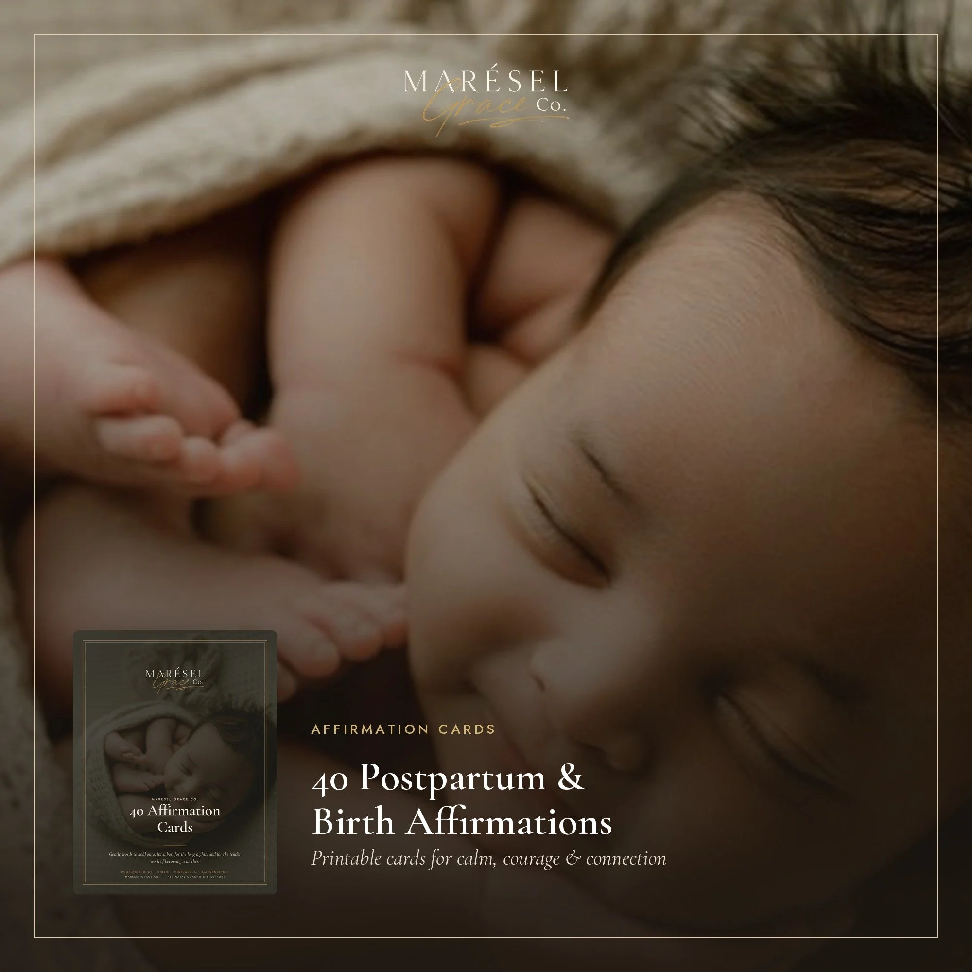 Postpartum Affirmation Cards