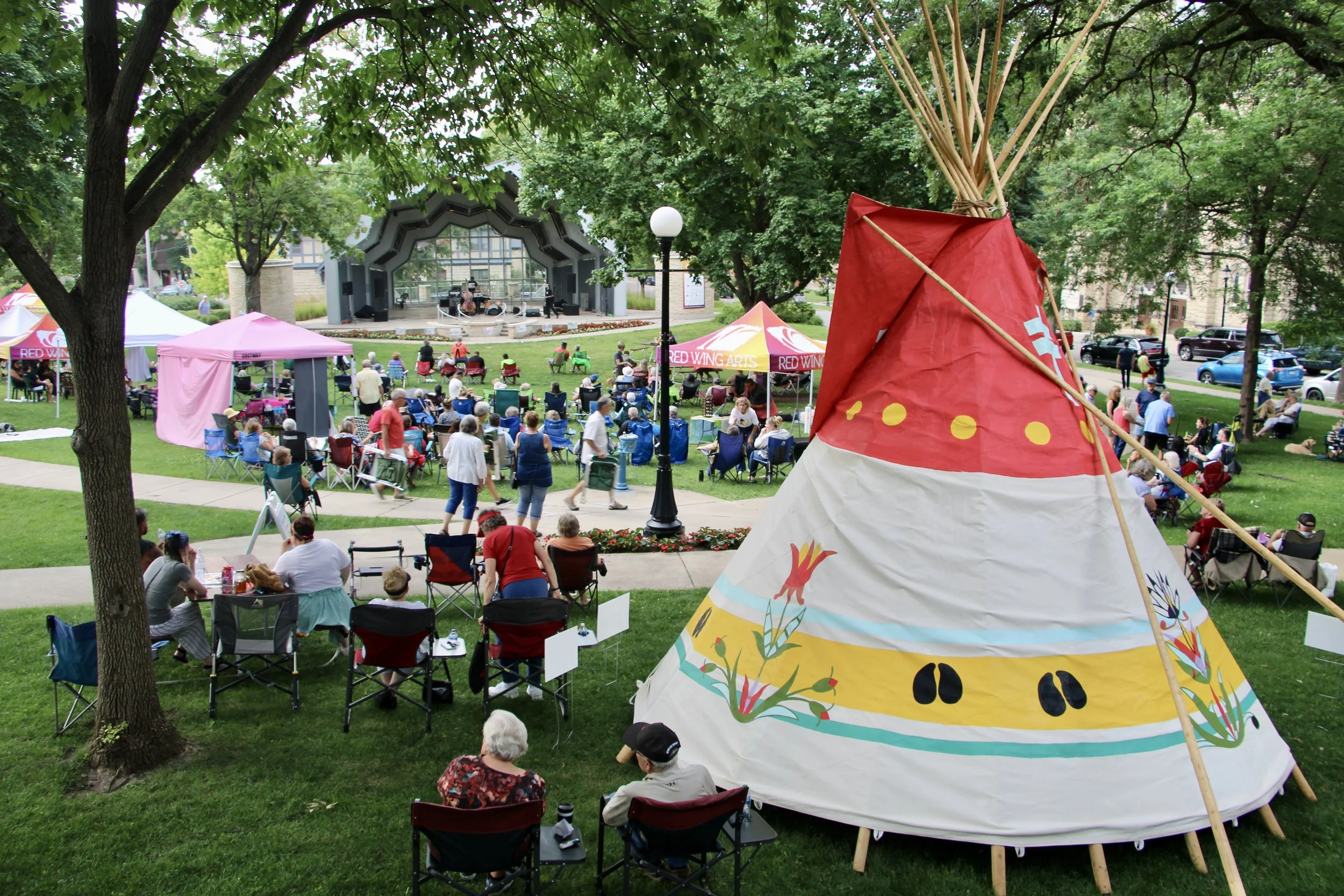 Central Park during Indigenous Market