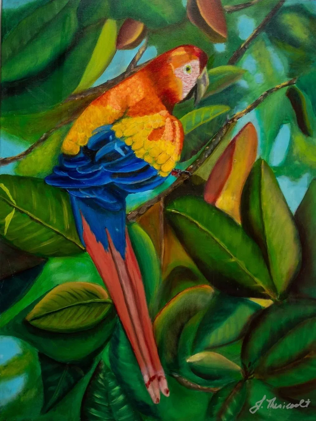 Jewel of the Canopy: 18x24 Oil Painting