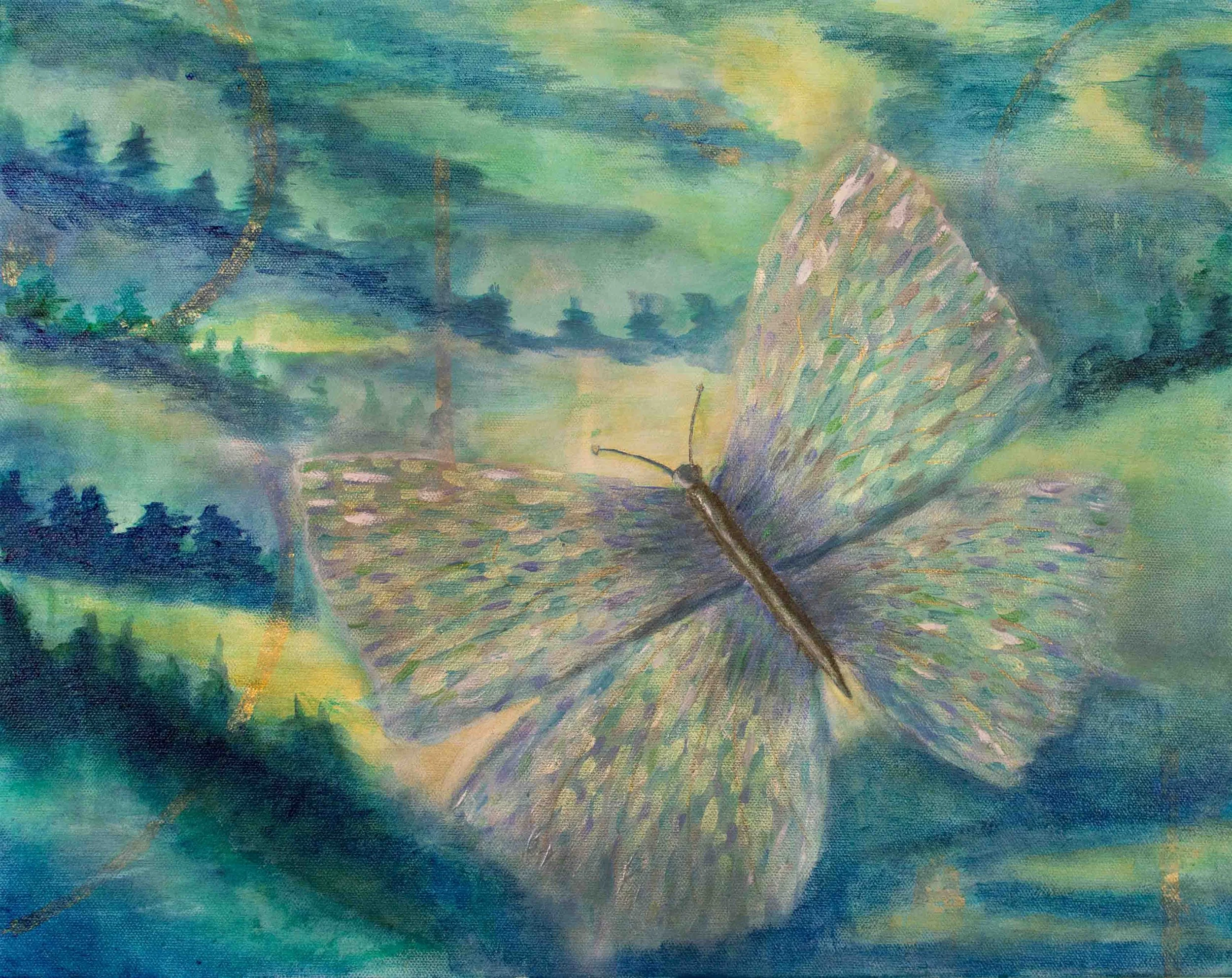 Shimmering Passage 16x20 in