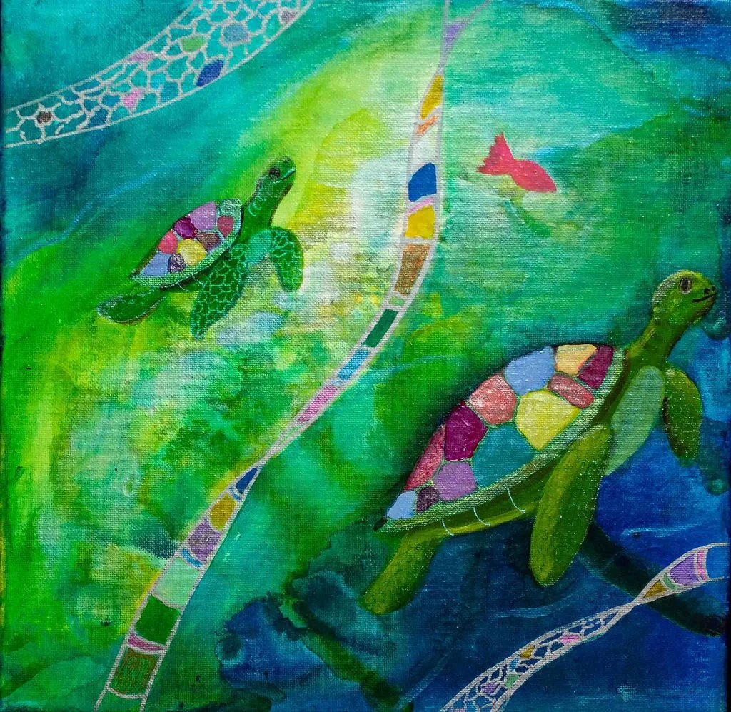 Sea of Possibilities 12x12in