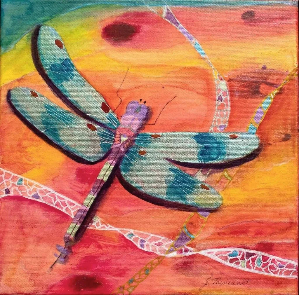 Ember Flight 12x12in