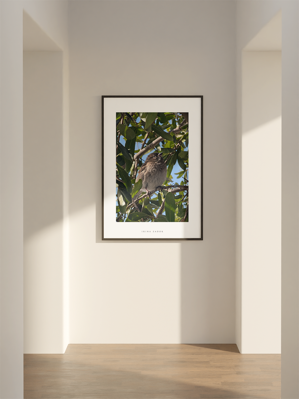 Amongst The Leaves framed print