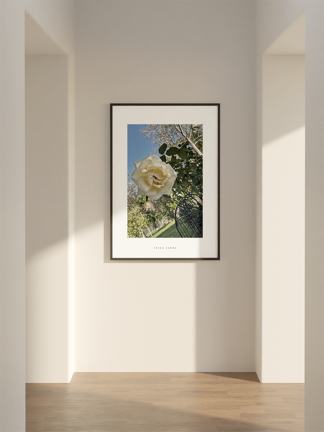 Ivory in Bloom framed print
