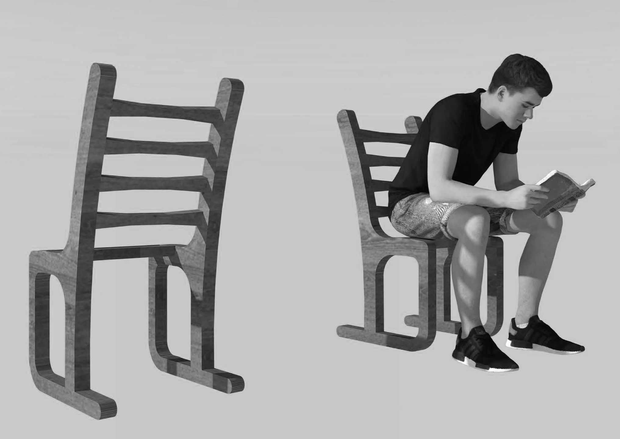 Chaise démontable